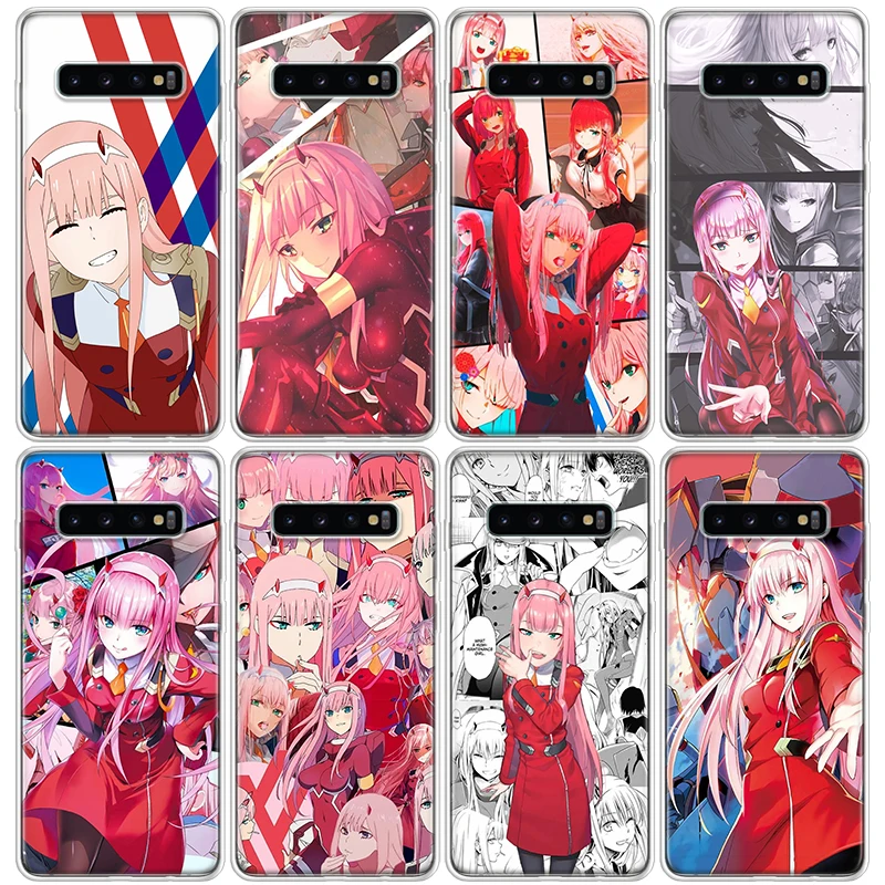 Darling in the FranXX Anime Phone Case For Samsung Galaxy S24 S23 S22 S21 Ultra S20 FE S10 Plus S10E S9 S8 Soft TPU Back Cover