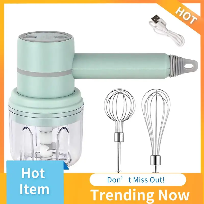 BBNV-беспроводной миксер для еды, 3-скоростной ручной электрический венчик для взбивания яиц, миксер для выпечки чеснока, многофункциональный кухонный комбайн