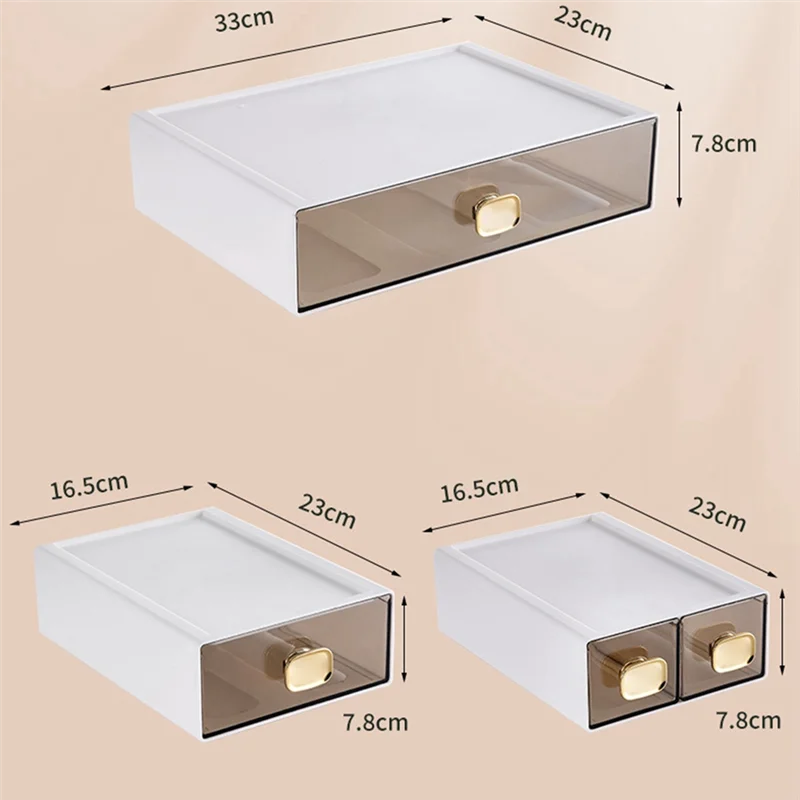 A10R 8016 سطح المكتب Ins صندوق تخزين متعدد المكدس عنبر مكتب شفاف درج طالب القرطاسية مكتب كتاب اليد الصغيرة Dura