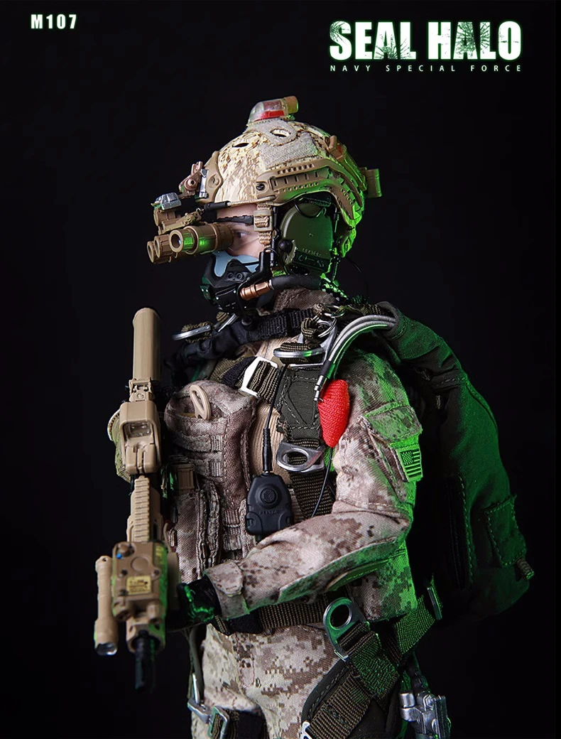 Mini Times Toys M017 Figura da collezione in scala 1/6 US SEAL Navy Special Force Bambole militari 12 pollici Donne Soldato Action Figure