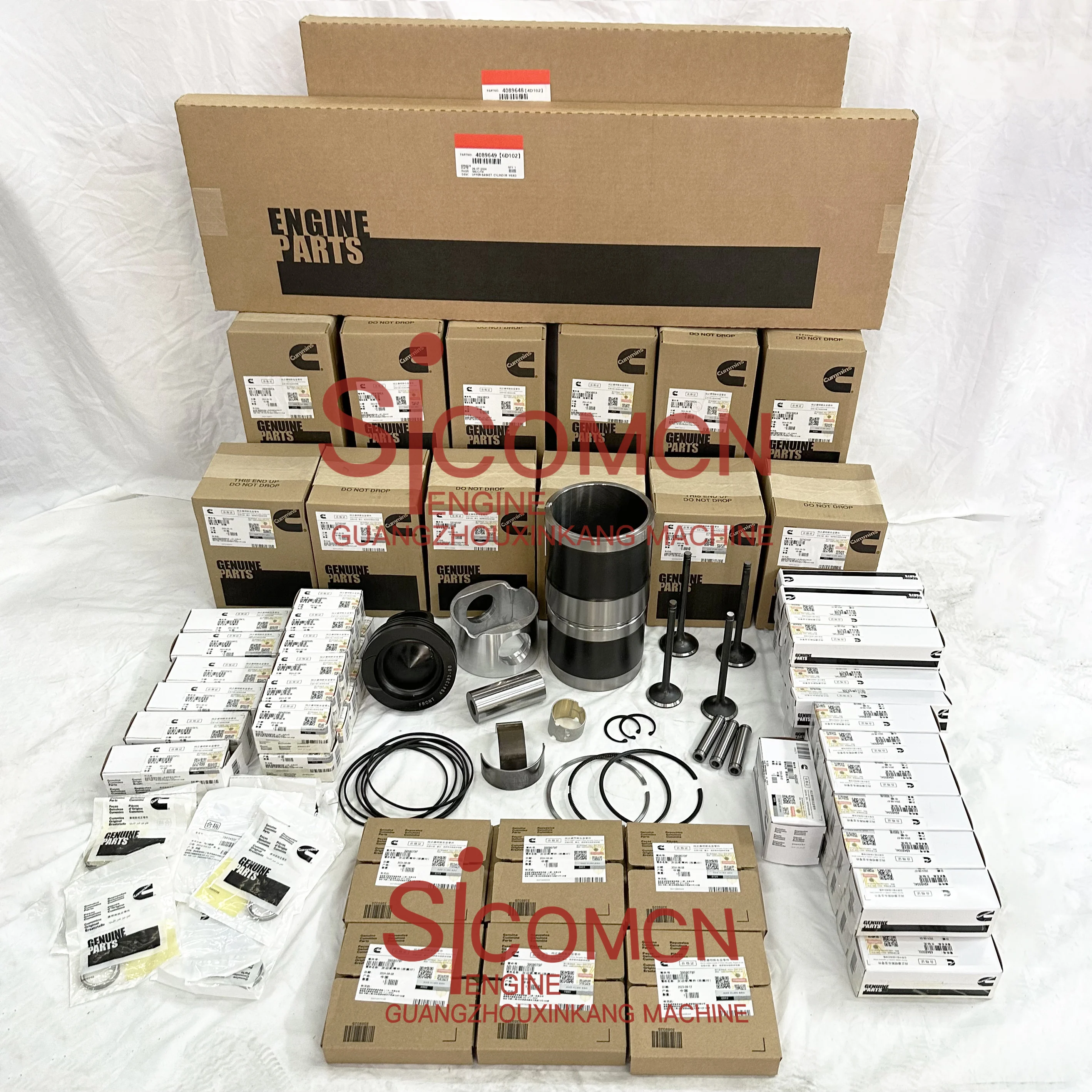 

QSX15 ISX15 ISX400 Machinery Engine Spare Parts Full for Cummins Engine Isx15 Qsx15 Rebuild Overhaul Kit Serial Number 3804299