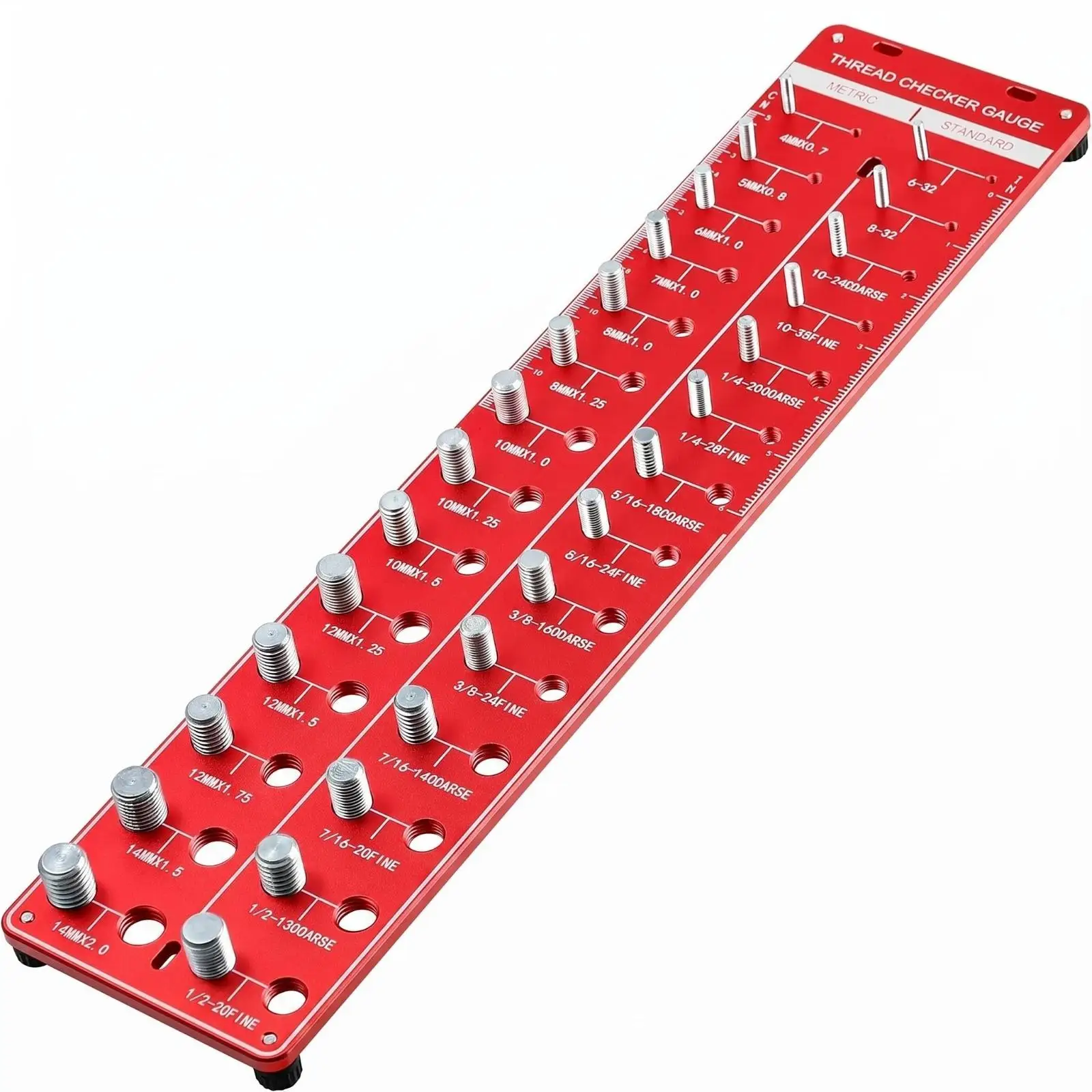 Thread Checker Gauge Plate Printed Markings Thread Gauge Board Metric Threads