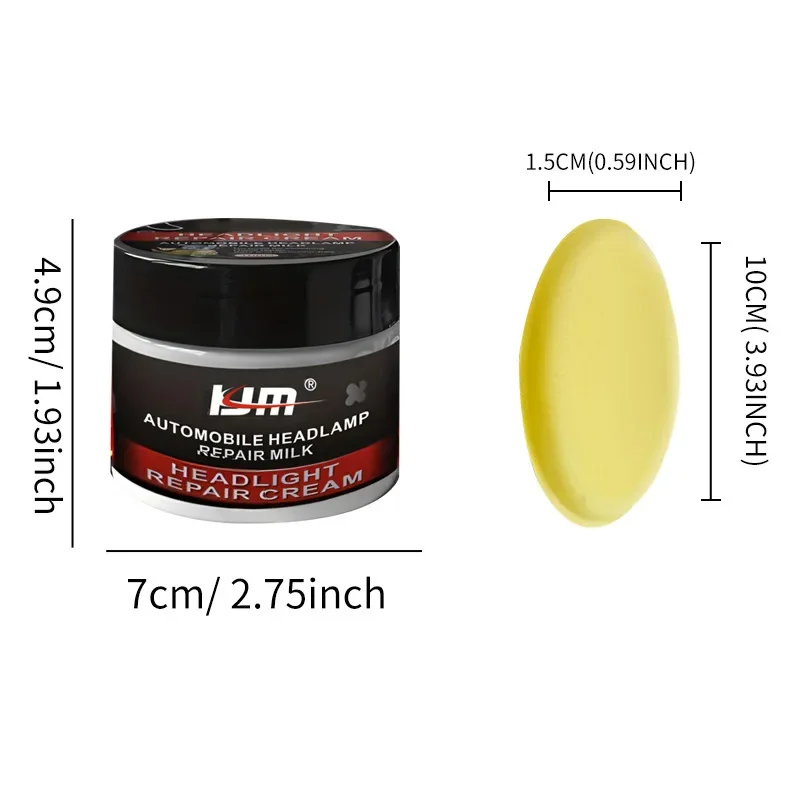 Headlight Restoration Kit Headlight Polish Car Light Repair Cleaner Kit Auto Renovation Liquid Repair Maintenance image 3