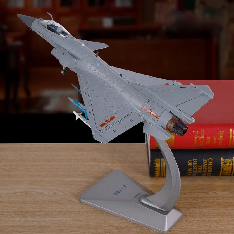 

Модель истребителя J-10C: Коллекционная металлическая модель военного самолета, подарок для любителей авиации