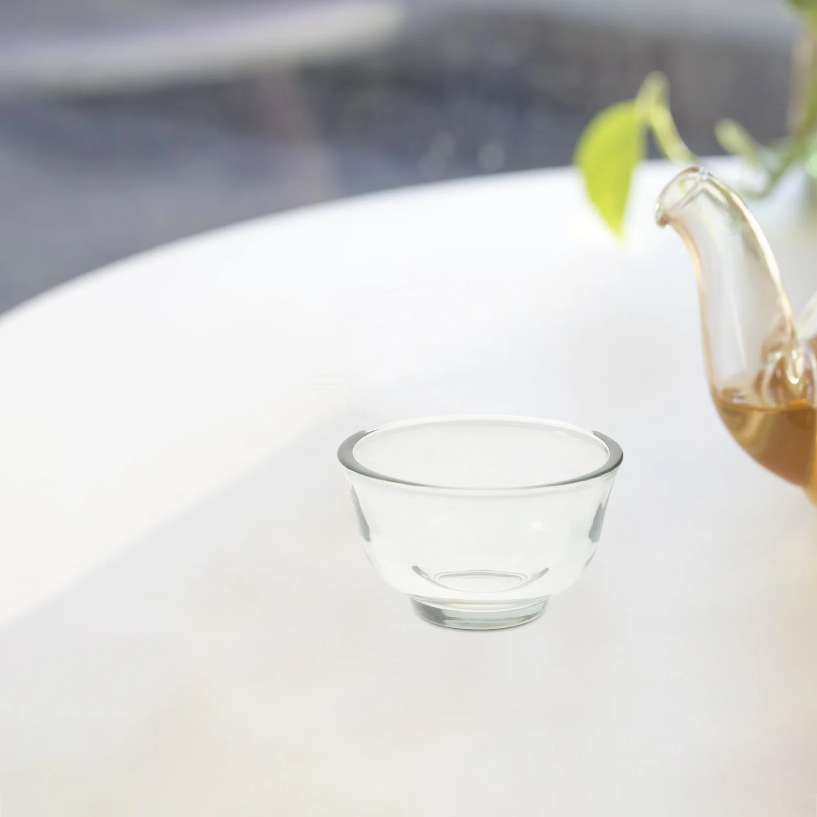 

5 шт., элегантные стеклянные чайные чашки, высокая прочность, термостойкий набор посуды для напитков, чайные чашки, чашка из боросиликатного стекла