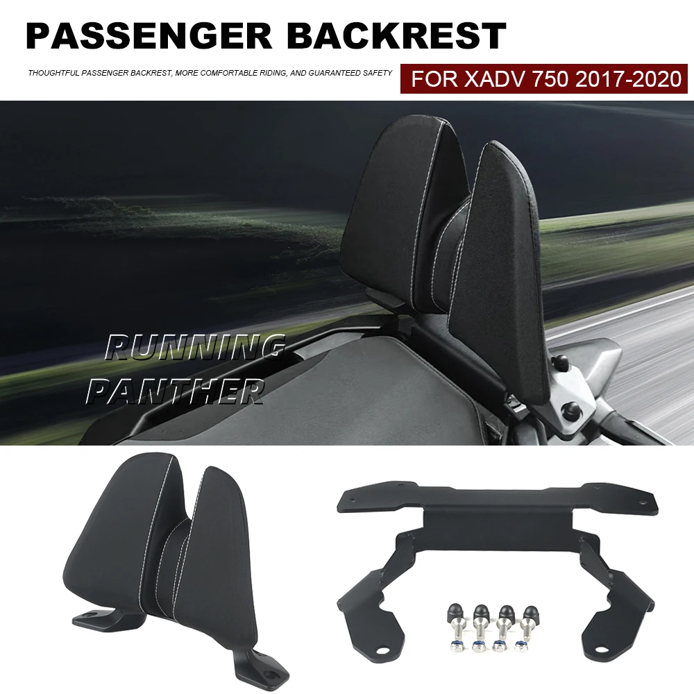 

NEW Motorcycle Passenger Seat Rear Backrest Cushion Back Rest Pad For Honda X-ADV 750 XADV 750 X-adv750 Xadv 750 2017-2020