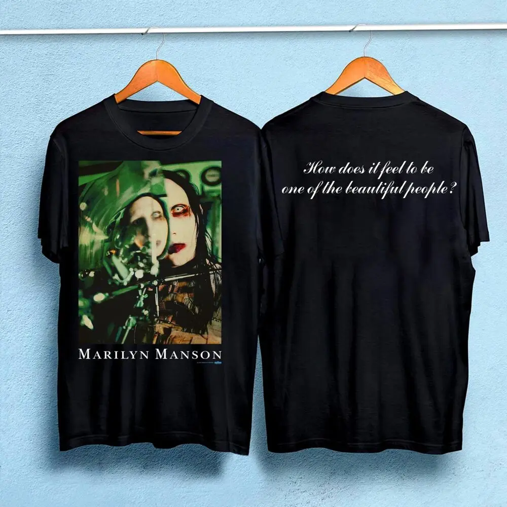 MARILYN MANSON 1997 Vintage T-Shirt How Does It Feel To Be One Of The Beautiful