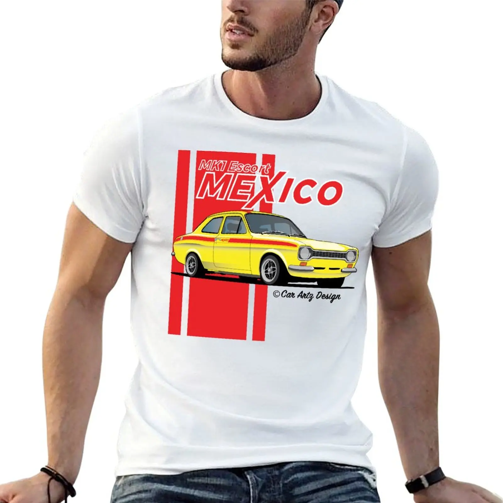 

Mexico Escort T-Shirt designer for Mk1 Red) man tees man t t shirt shirts graphic (Yellow +