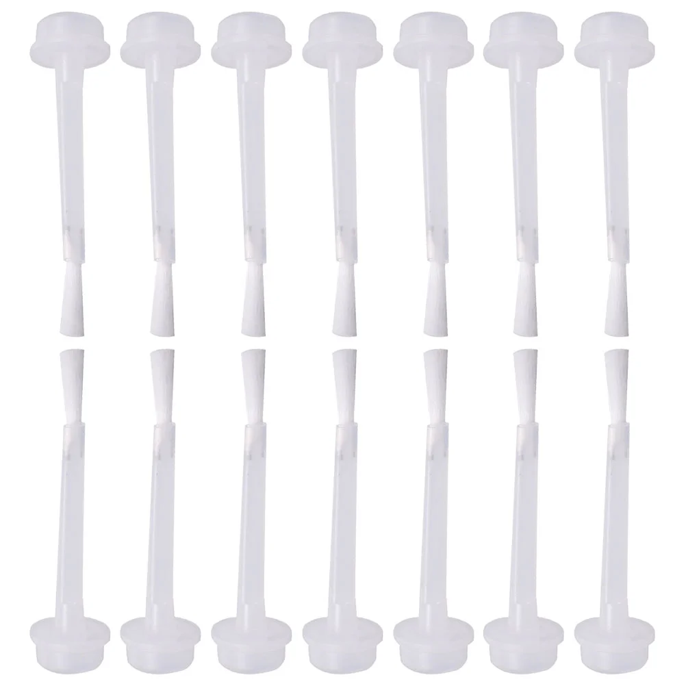 50 Pcs Nail Polish Replacement Brush Tools Shop Supplies Liquid Dipping Gel Plastic Bottle Manicure