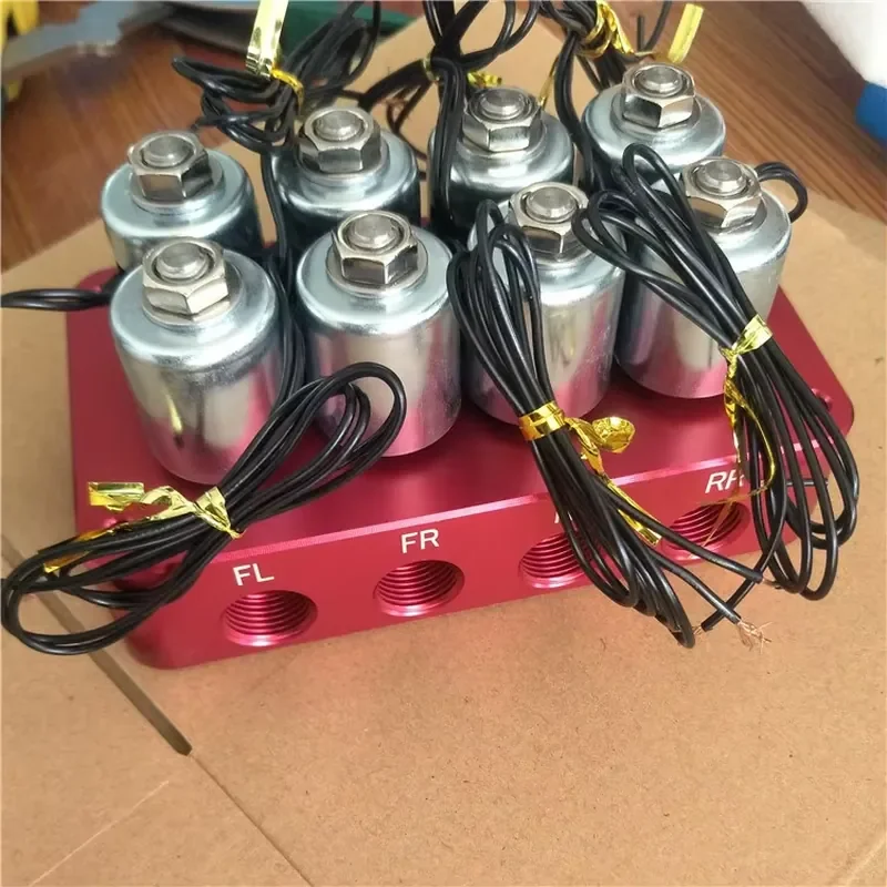 China Stock VX4 Solenoide Taiwan Wire Cable Type Solenoid AVS Coil 4 Way Valve air Ride Suspension