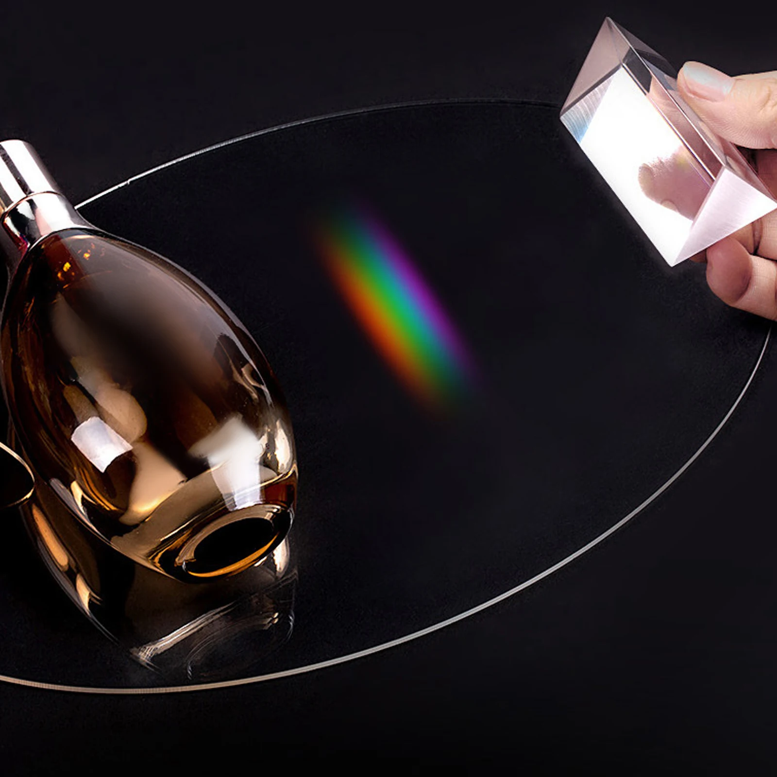 

Prism Optical Prisms Glass Triangular Physics Teaching Experiment Tools Equipment Crystal
