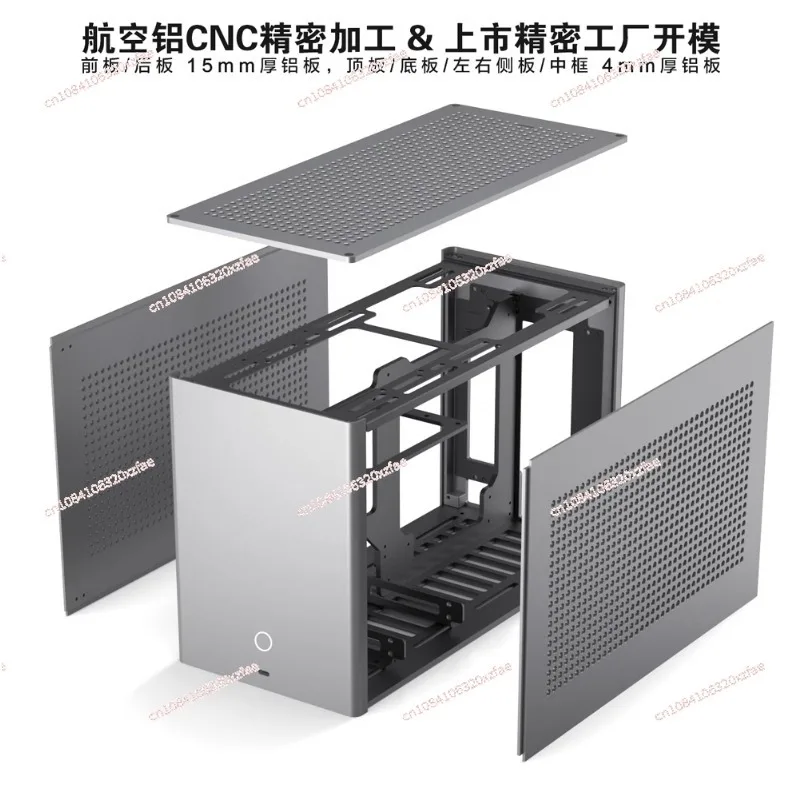 هيكل ألومنيوم صغير A4pro + ITX SFX Power 280 لتبريد المياه