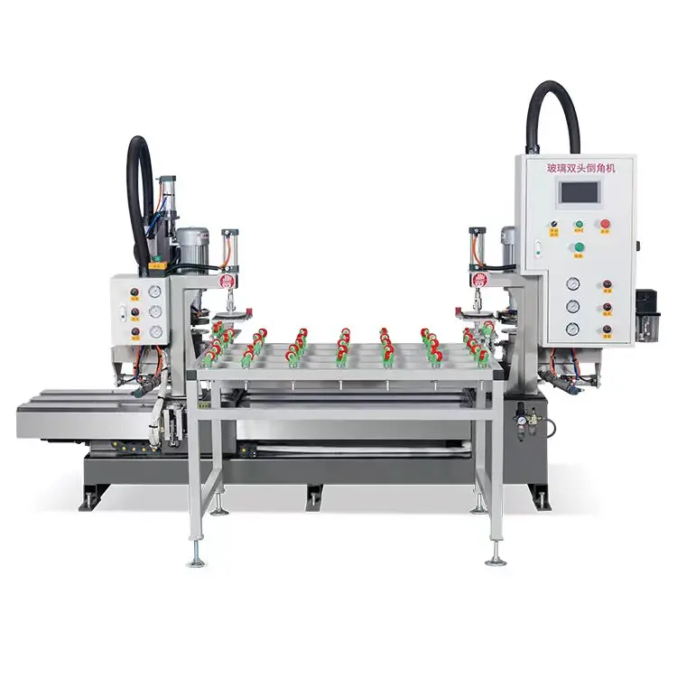 

Single-head Double-Head Automatic Cnc Glass Mirror Chamfering Grinding Equipment straight glass trimming machine