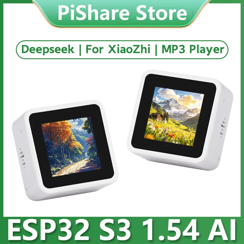 ESP32 S3 AI 1.54inch LCD Display Development Board 1.54 inch TouchScreen Display Supports Dual Microphones DeepSeek