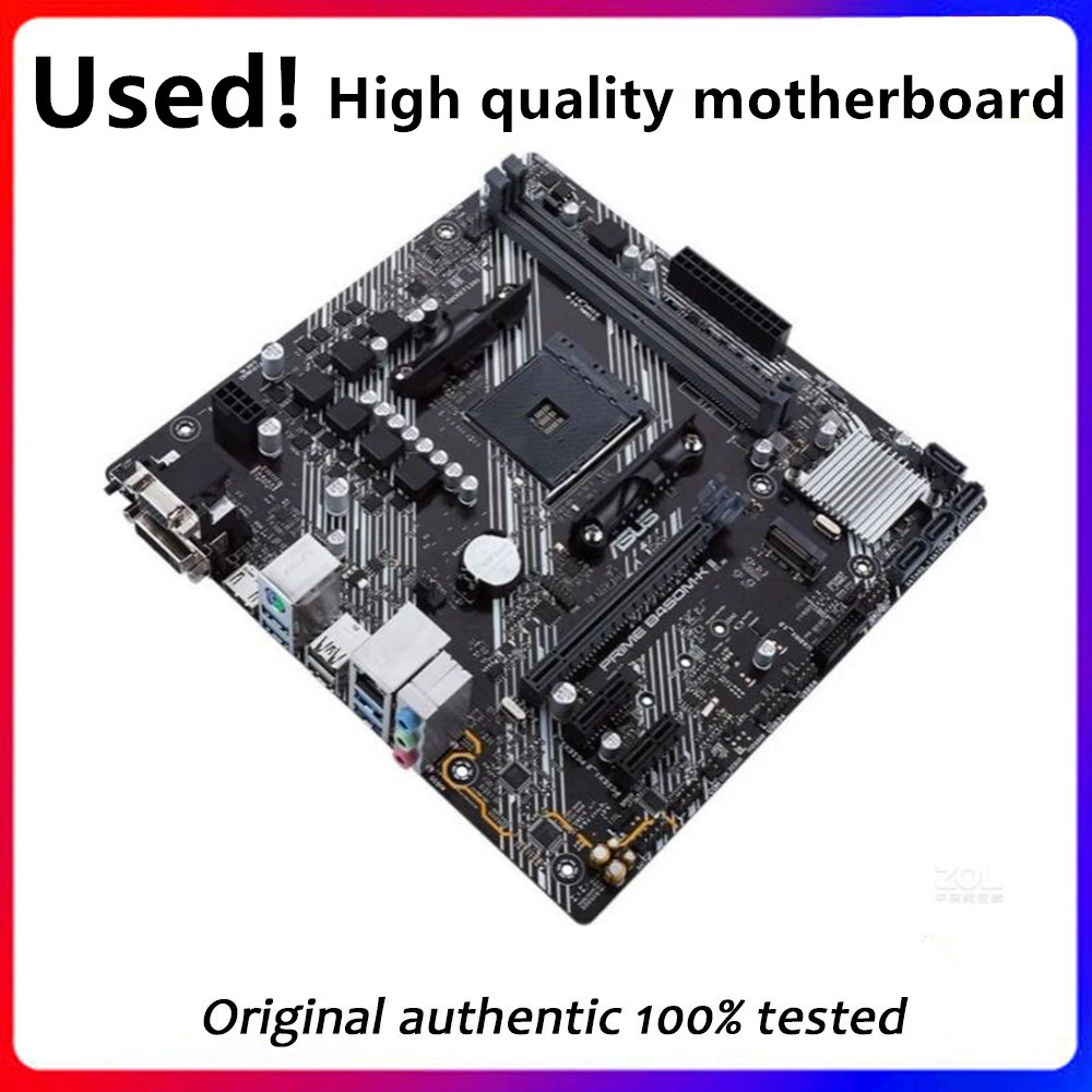 

For ASUS PRIME B450M-K II Motherboard Socket AM4 DDR4 For AMD B450M B450 Original Desktop Mainboard Used Mainboard