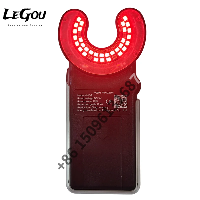 Pencari Vena Transilluminator Pembuluh Darah LED Tampilan Lebih Besar Veinlite Portabel Genggam