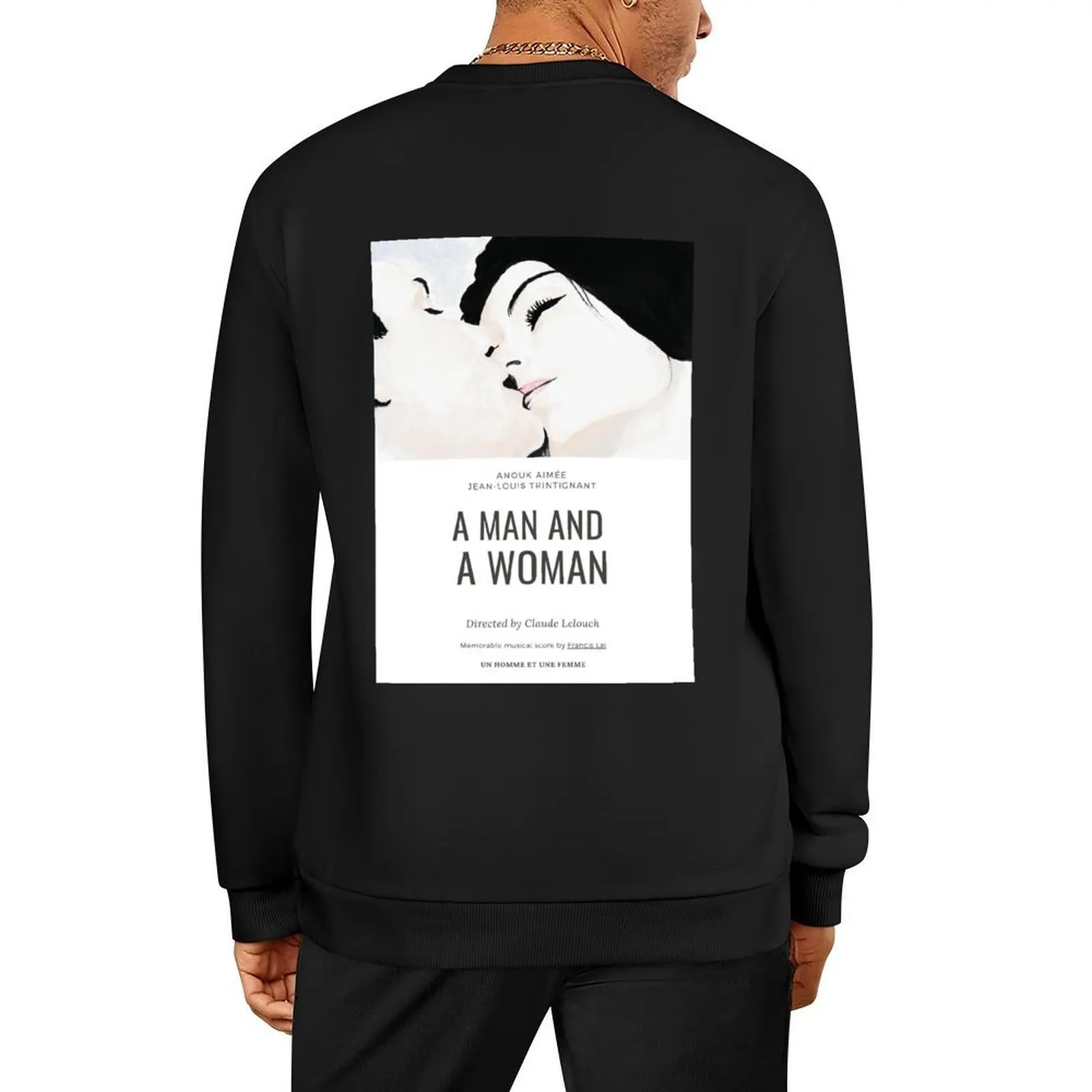 

A Man and a Woman Pullover men's clothing tracksuit men's clothes clothes for men men sweatshirt