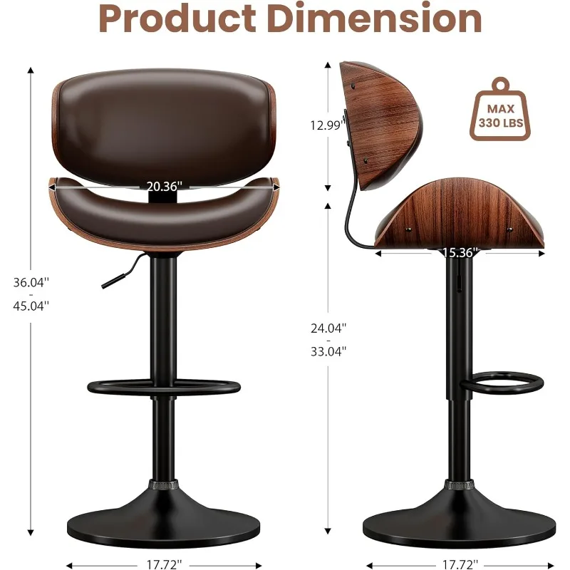 Thumbnail 2 - #4 Trending Swivel Bar Stools Right Now