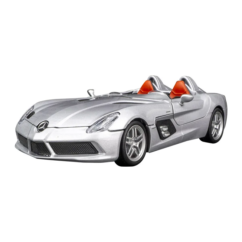 1:24 Mercedes-Benz SLR Convertible Alloy Sports Car acousto-optic Diecast Metal Model Kids Toy Car Decoratie Collectie gift C233