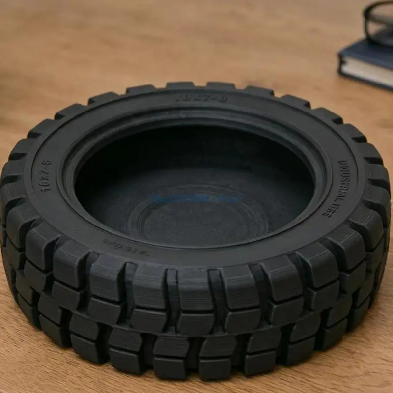 Playful Rubber Tire Storage Solution For Living Room Bedroom Or Kitchen Counter Jewelry Organiser
