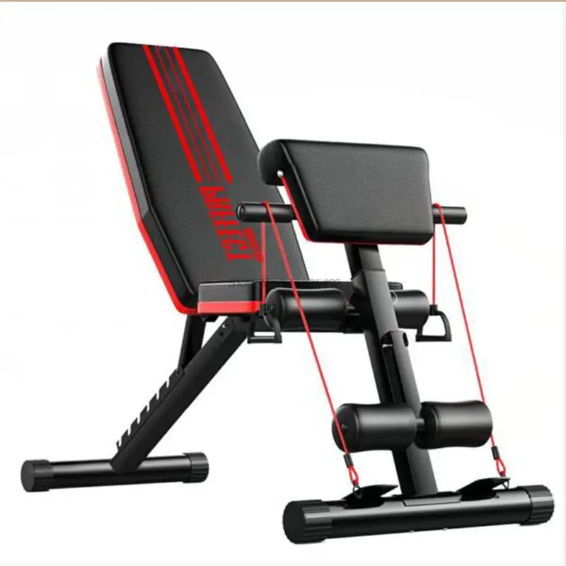 

New multifunctional folding dumbbell bench, adjustable abdominal muscles, supine board, bench press, fitness chair