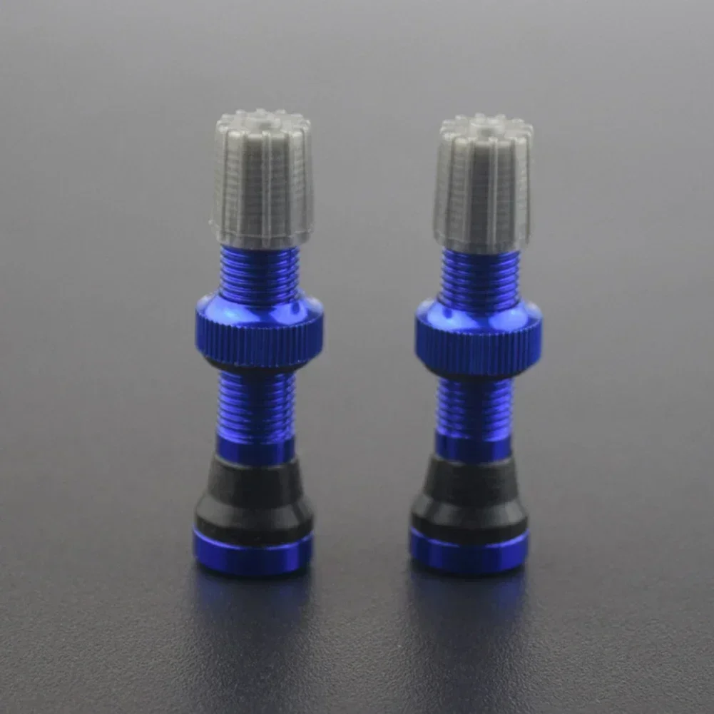 1pc Brand New Tubeless Valve For-Schrader Valve Length 40mm MTB Bike Stainless Steel Material Tire Wheel Bike Tubeless Valve