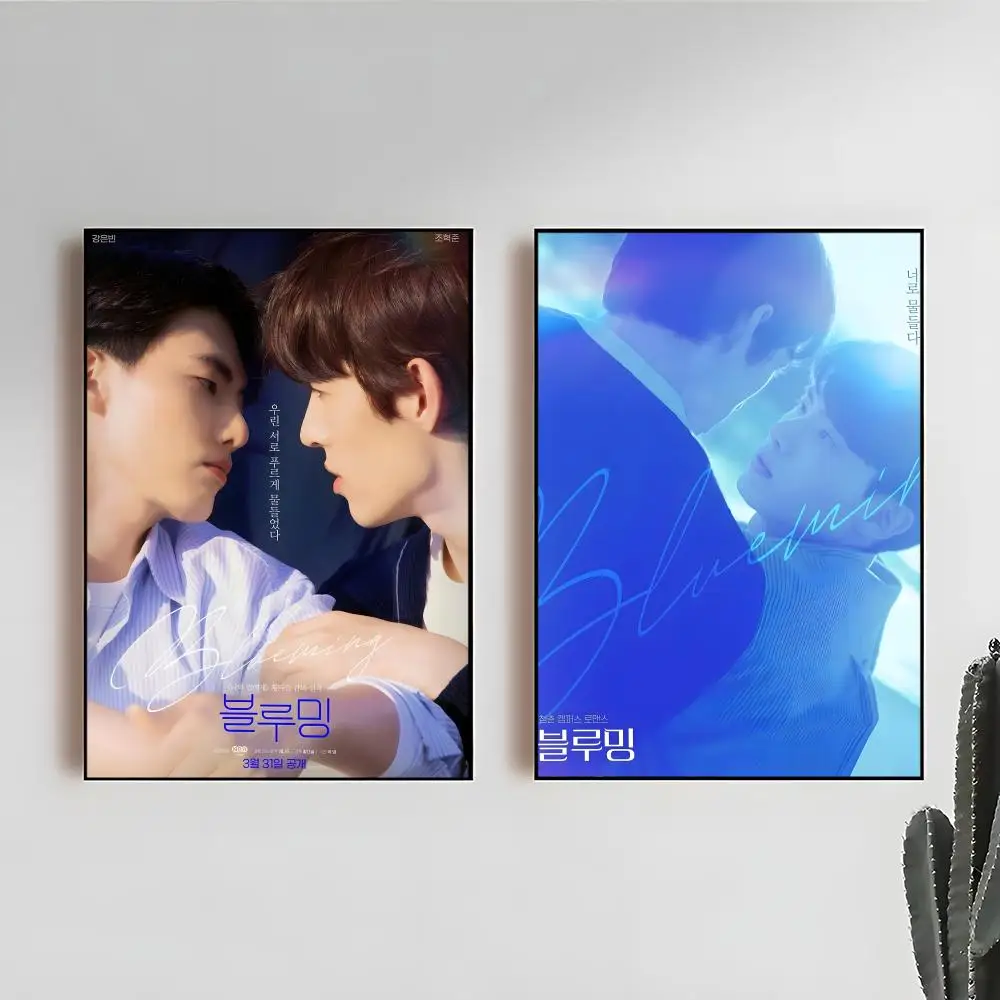 Bright Romantic B-Blueming Korean Romance Webtoon Manhwa Vibe Poster Premium For Living Space Home Bar Cafe Wall Decor & Gift