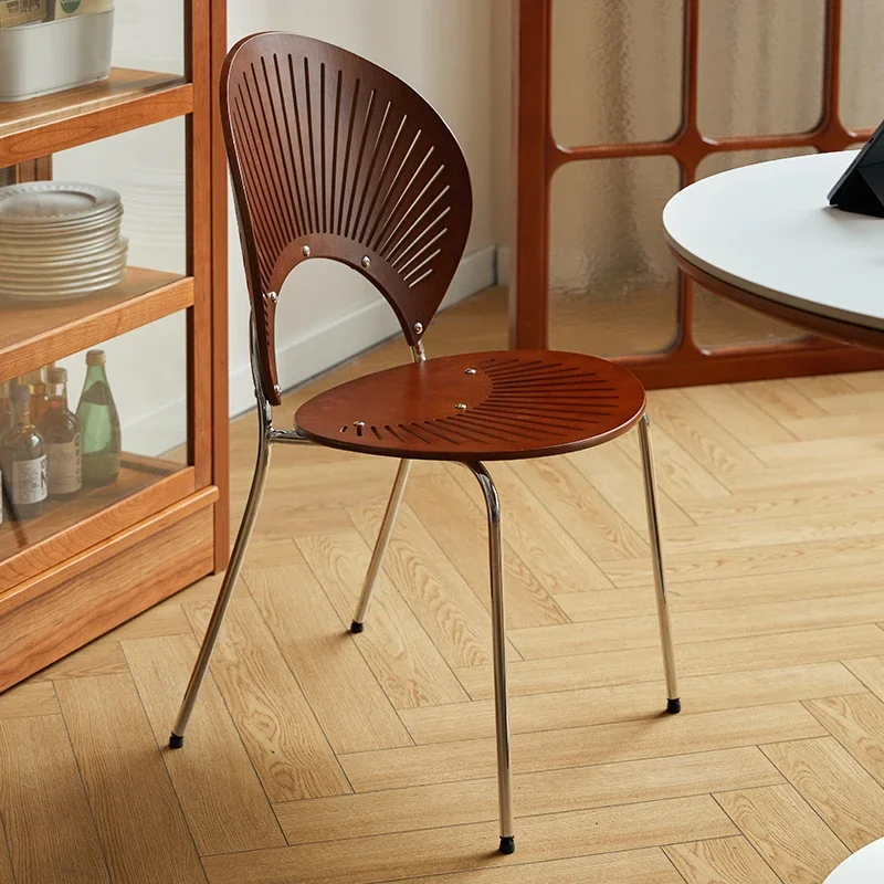 

··Solid Wood Lounge Bar Chairs Minimalist Apartment Island Ergonomic High Chairs Reception Minimalist Sillas De Bar Home Furnitu