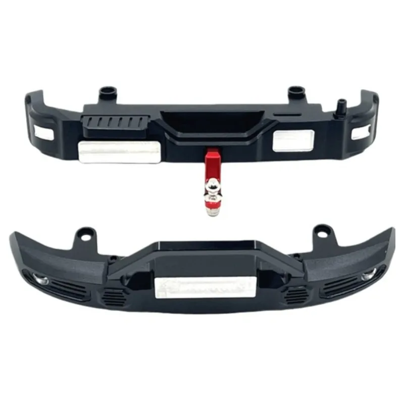 Remote Control Car Metal Upgrade Front Guard Rear Bar Trailer Hook Fit for MN 1/12 Tank 300 Remote Control Car Accessories