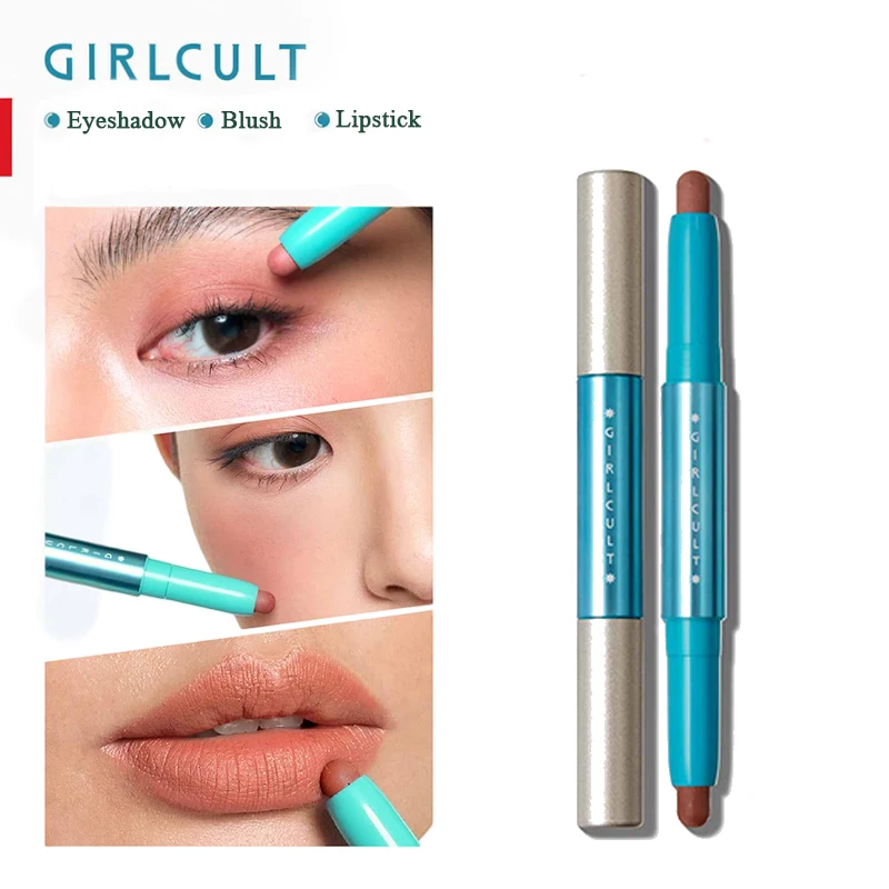 걸컬트 더블 헤드 립라이너 펜 멀티 유즈 스틱 블러쉬 립스틱 하이라이터 컨투어 누드 내추럴 롱래스팅 페이셜 메이크업