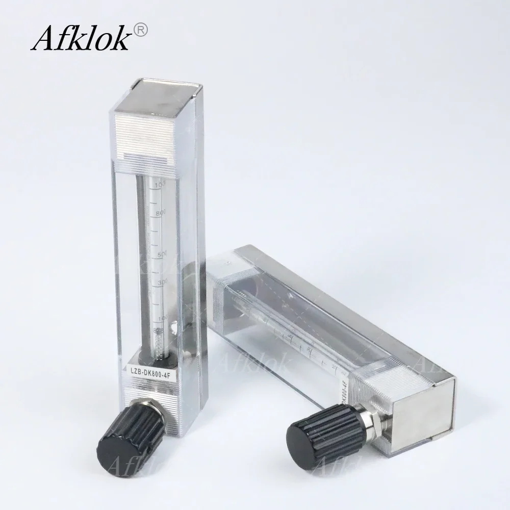 6~60,25~250,100~1000ml/min Stainless Steel Glass Rotameter High Precision Liquid Air CO2  Hydrogen Argon Gas Flow Meter