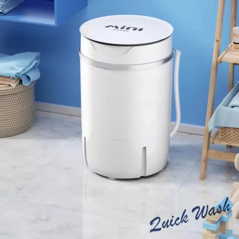 Compact Portable Mini Semi-Automatic Washing Machine for Baby Underwear Socks Laundry Washer Ideal for Dormitory Home Use