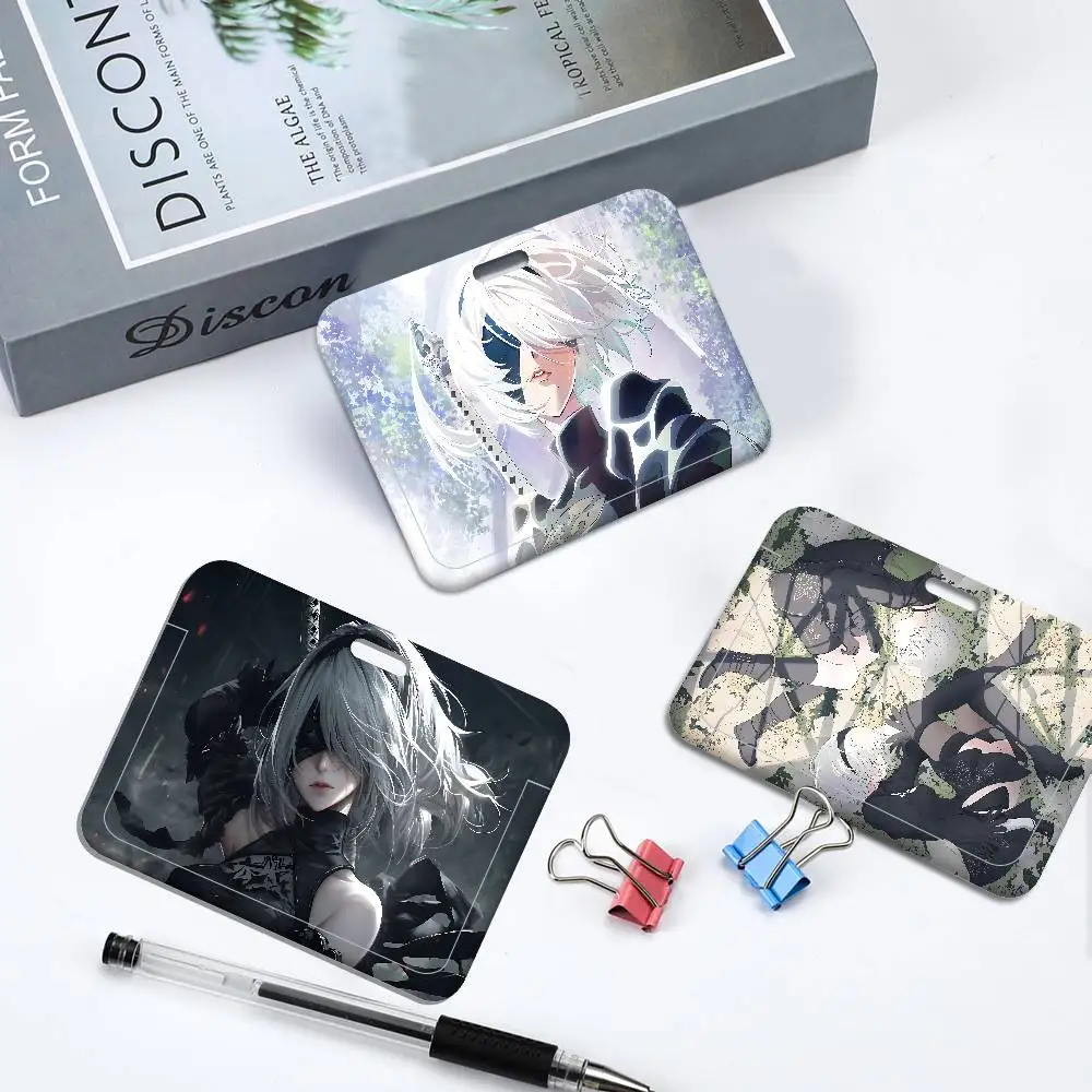 

Держатель для рабочих пропусков и ID-карт Game Nier Automata, 1 шт., с ремешком, для мужчин и женщин