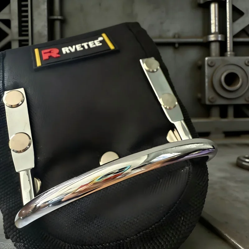 Rvetee Portable Tool Storage Bag – Hammer Hardware Organizer with Metal Hanger for Carpenter