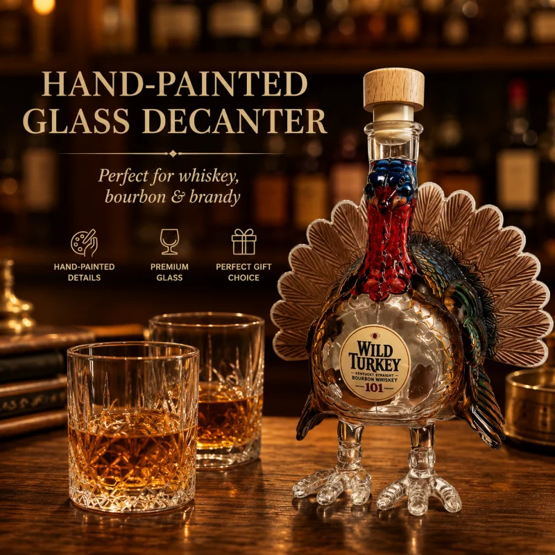 Wildkalkun-förmiger Glasdekant – Wine Beer And Spirits Bewertung und Preis