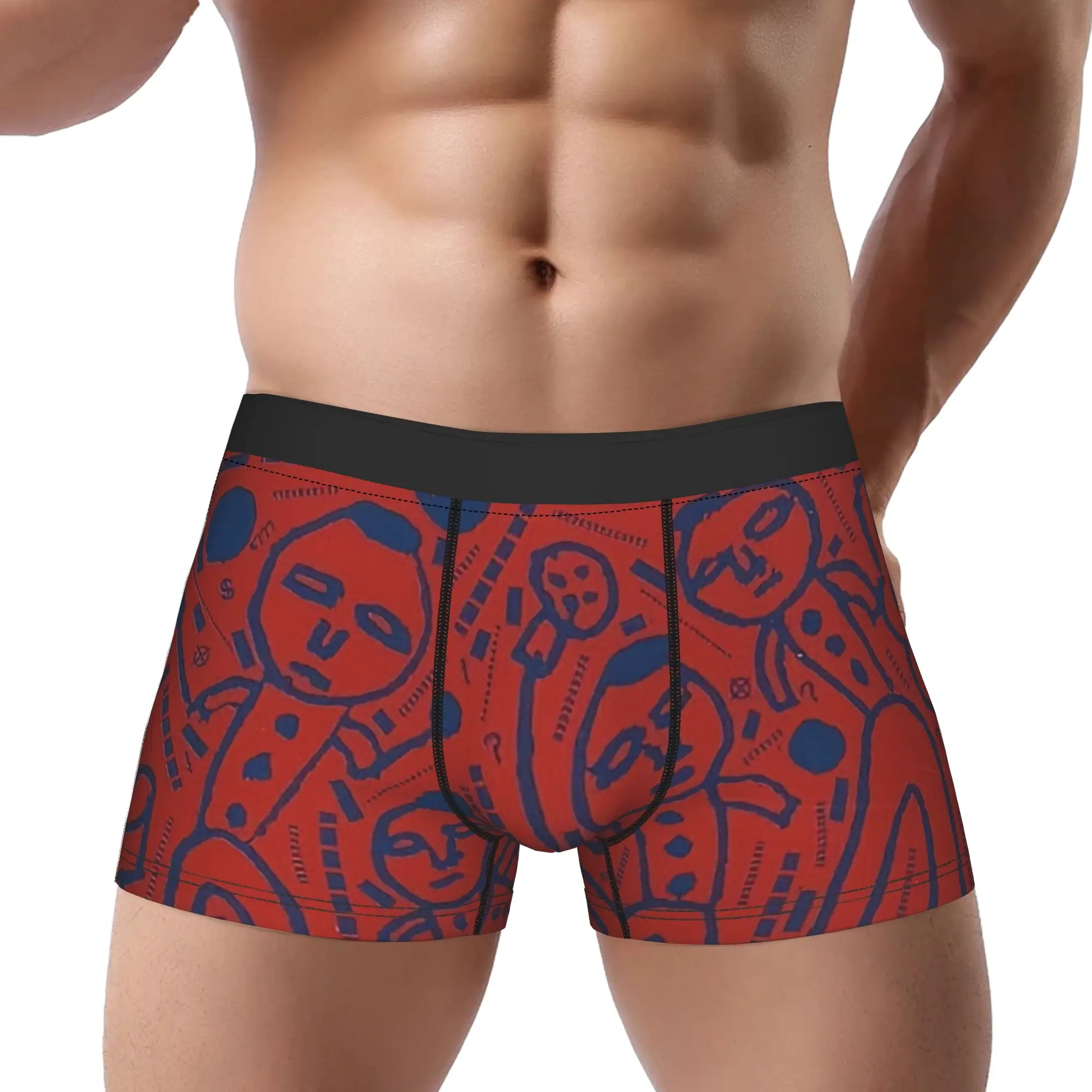 Teenage Fanclub Unterhosen, atmungsaktive Höschen, männliche Unterwäsche, Teenage Fanclub Print Shorts, Boxershorts