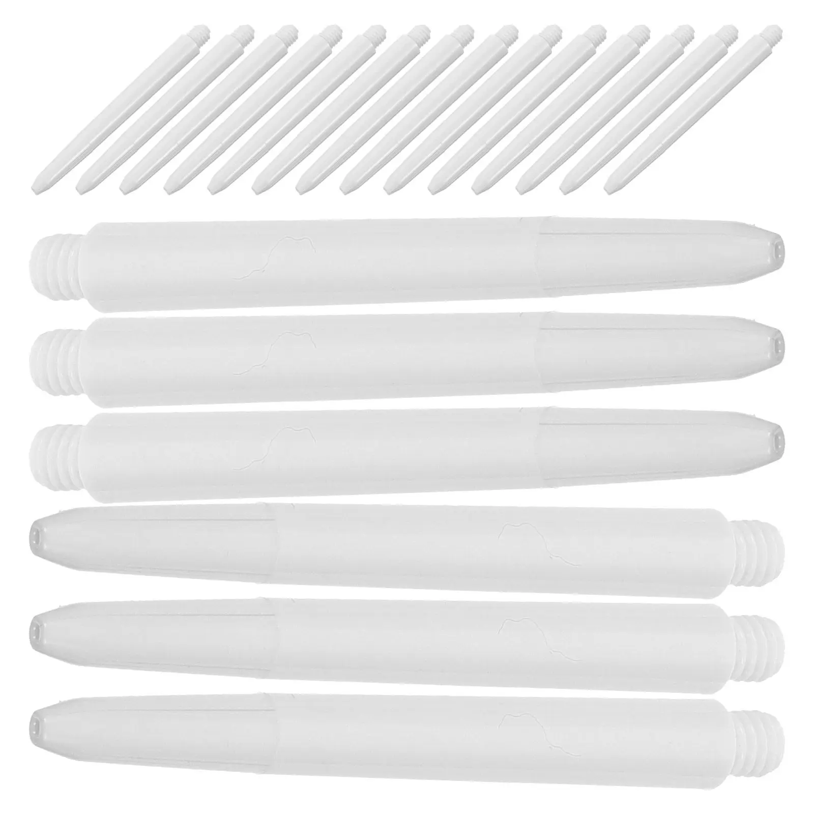 

50Pcs Threaded Nylon Dart Shafts Professional Grade Replacement Stems for Steel Tip Abundant Supply Easy Installation