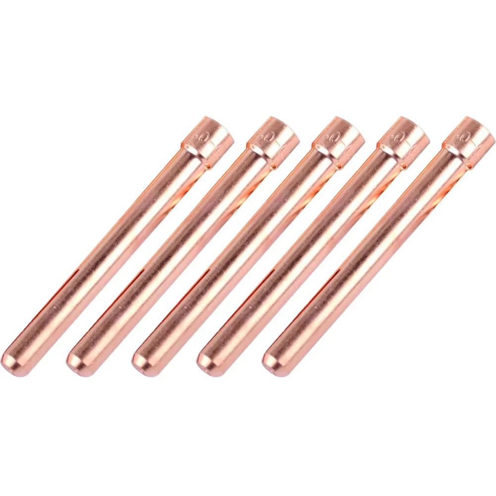 

Pratical Electrode Chuck 5 PCS Consumable Copper Tig Torch Tungsten Electrode Welding Equipment For WP17 WP18 WP26