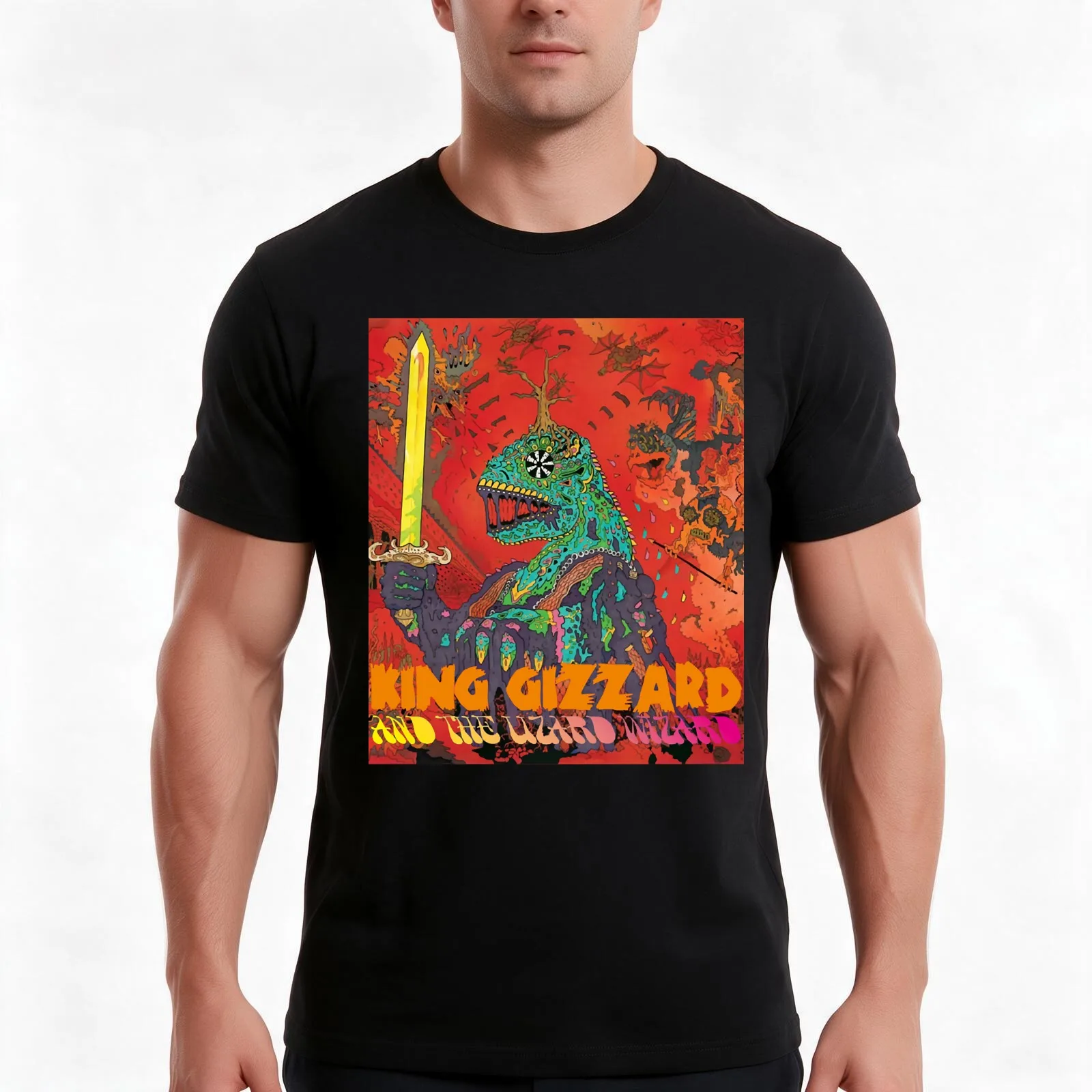 Discover The Truth About Lizard King Gizzard Loves Music And Gift For Birthday T-Shirt Summer Casual Cotton Tee 100% Cotton