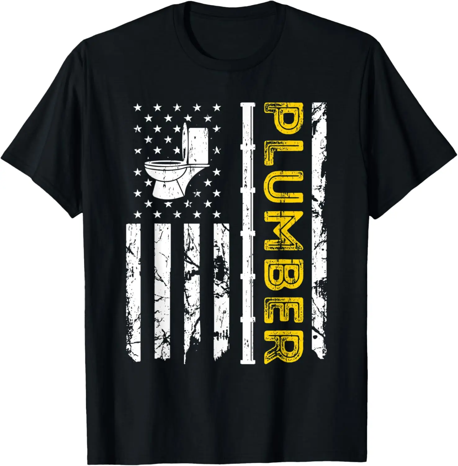 

Американский флаг Pipefitter Plumbing, футболка патриотического сантехника