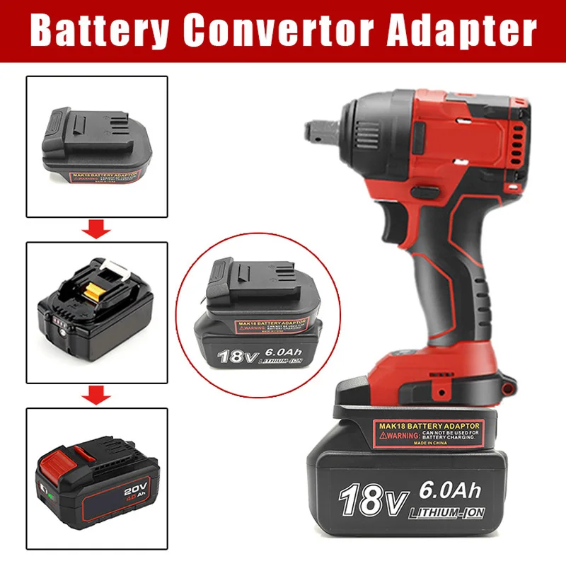 Replacement Battery Adapter Converter for Makita 18V Li-ion Battery BL1830 BL1850B To for DEVON Lithium Battery 5150-Li-20-40