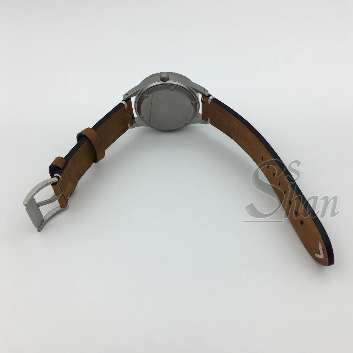 40mm メンズ ヴィンテージ ダイビングウォッチ ドーム型サファイアガラス レザーストラップ NH35 PT5000 防水 機械式自動巻き腕時計