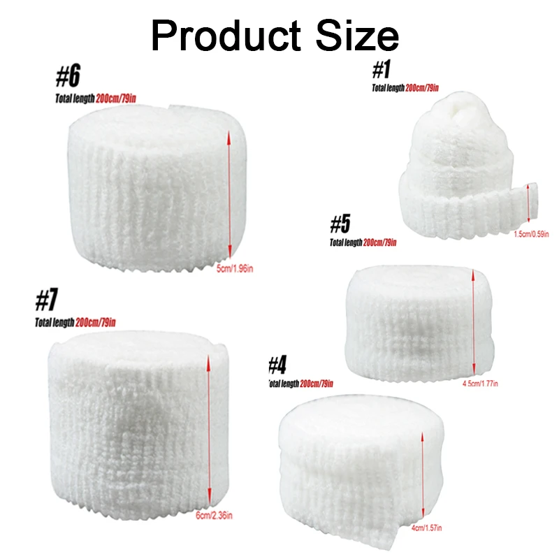 1 Roll Elastic Net Wound Dressing Net Tubular Bandage Mesh Tubing Tubular Gauze Fix Breathable Bandage Retainer  for Wrist Elbow