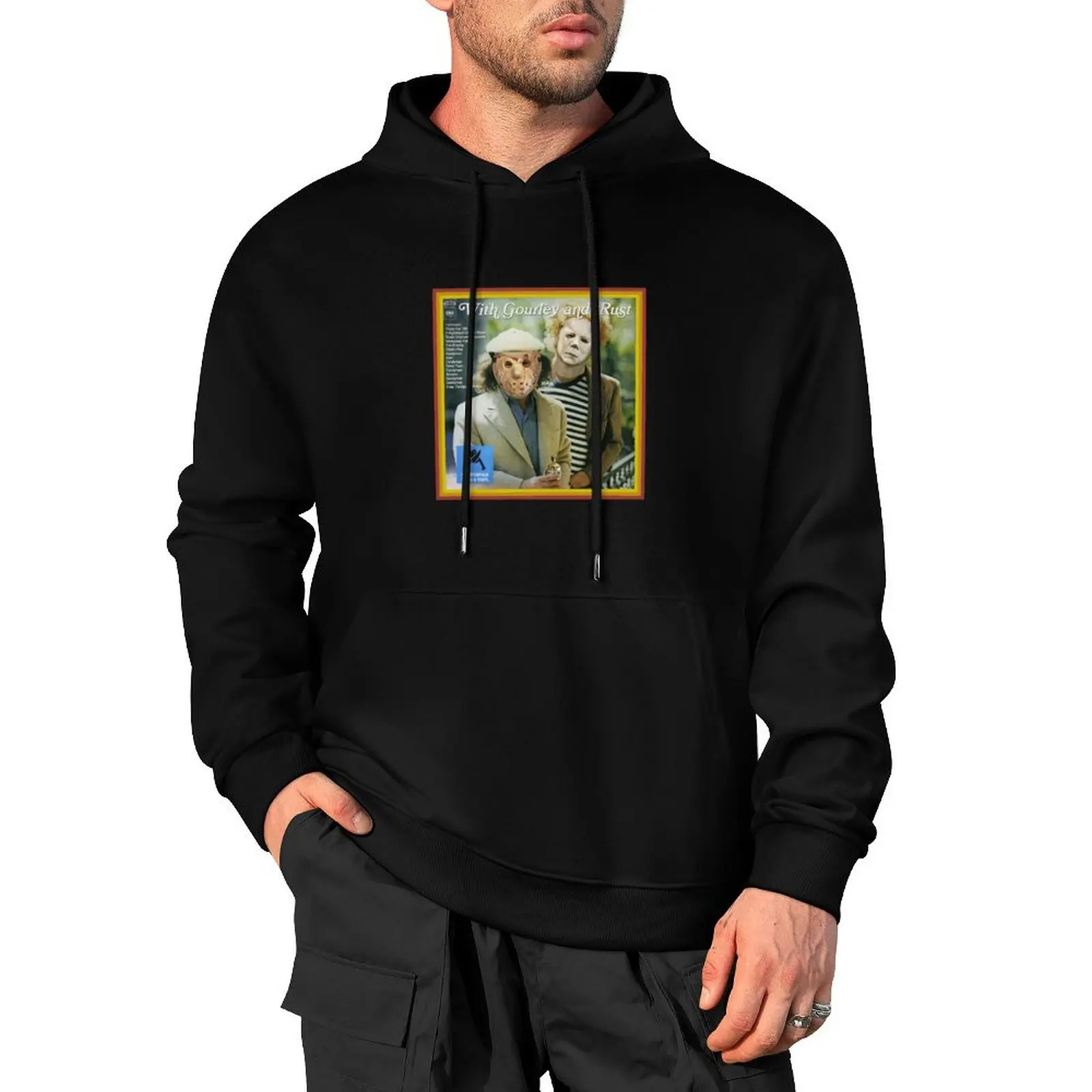 With Gourley And Rust Pullover Hoodie men's winter sweater anime clothes men clothing tracksuit