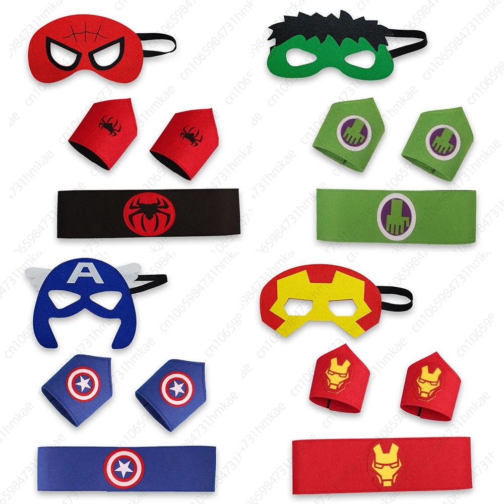 Marvel Spider Man Halloween Maskers voor Kinderen Superheld Captain America Hulk Cosplay Kostuum Masker Kinderen Kerstfeest Geschenken