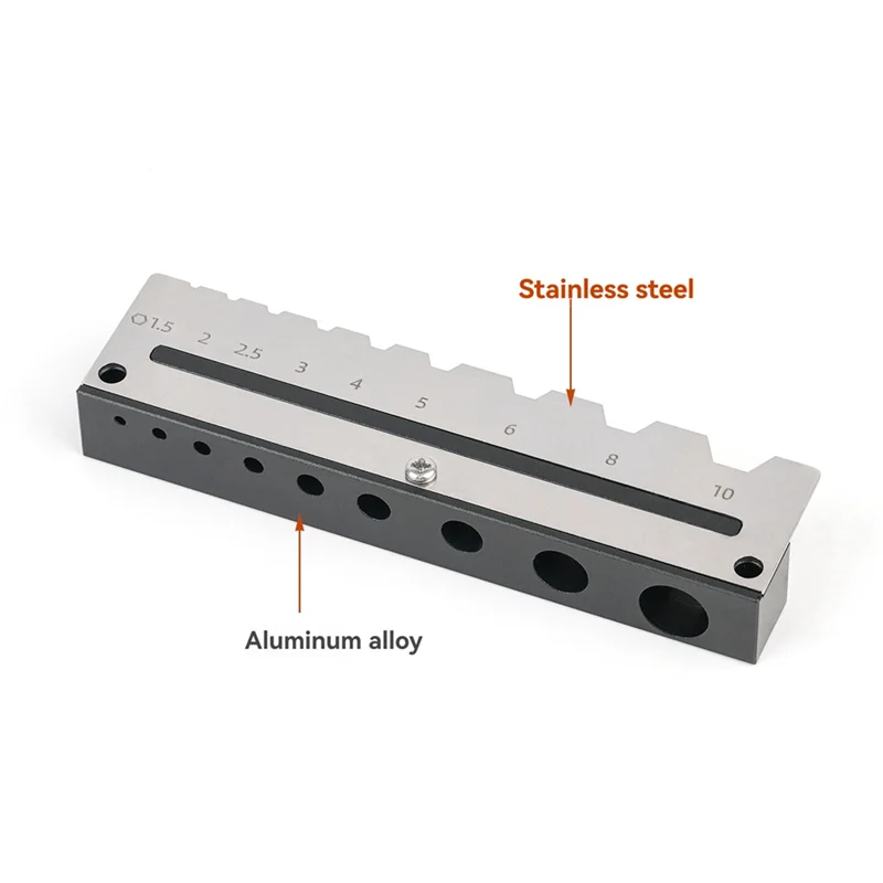 AB46-Hexagonal Wrench For Woodworking Tool Storage Rack Wall Mount Metal Perforated Plate Tool Holder