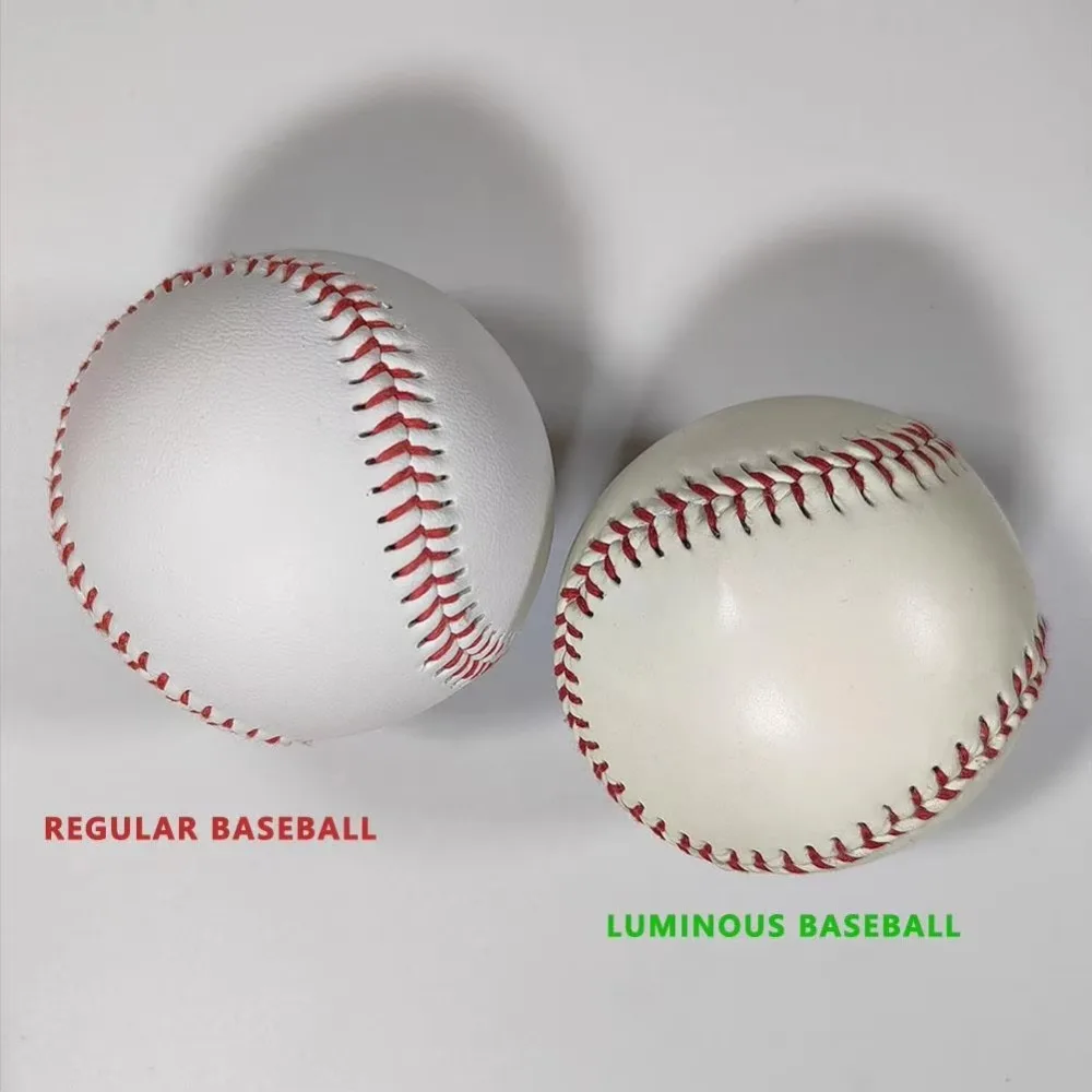 

High Quality PVC Noctilucent Baseball 9 Inch Glow Baseball Handmade Luminous Ball Team Training