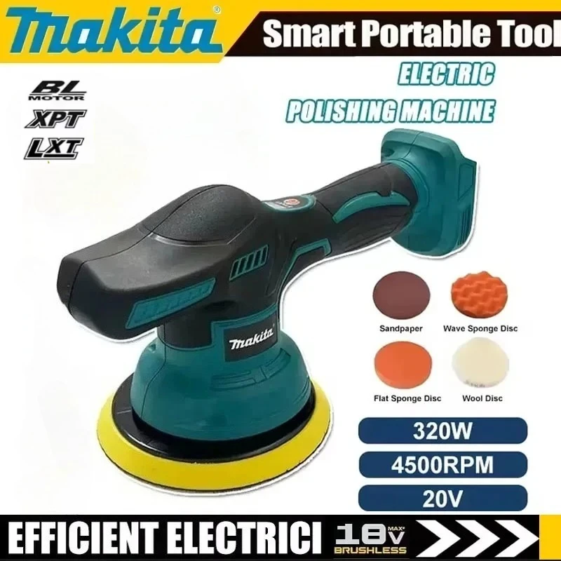 

Беспроводная полировальная машина Makita с 8 скоростями и цифровым дисплеем, электрическая полировальная машина для авто, для воскования и полировки, для литиевых аккумуляторов 18В