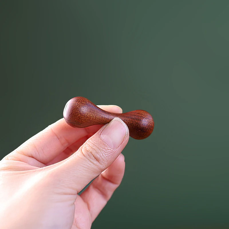 Juguetes de descompresión de nudillos de madera, regalo, giroscopio giratorio para dedo, ansiedad, alivio del estrés, Spinner de mano, pulido de sándalo ​