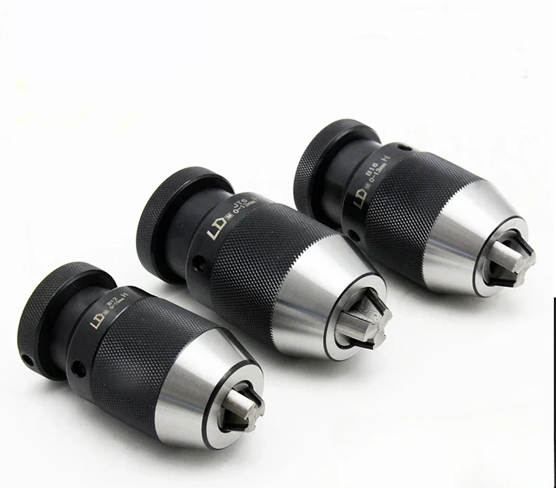 Mandril de Broca Automático de Aperto Automático Haste do Atarraxamento Haste de Conexão Universal B10 B12 B16 B18 B22 c6 c8 Jt2 Jt3 Morse Mt1 Mt2 Mt3